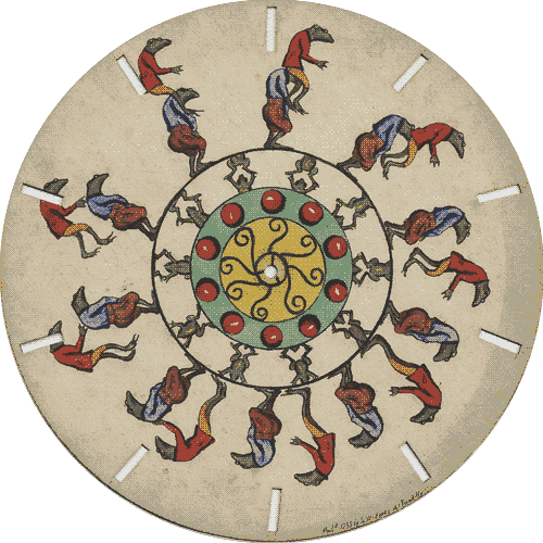 Phenakistoscope template example 5, abstract spinning animation